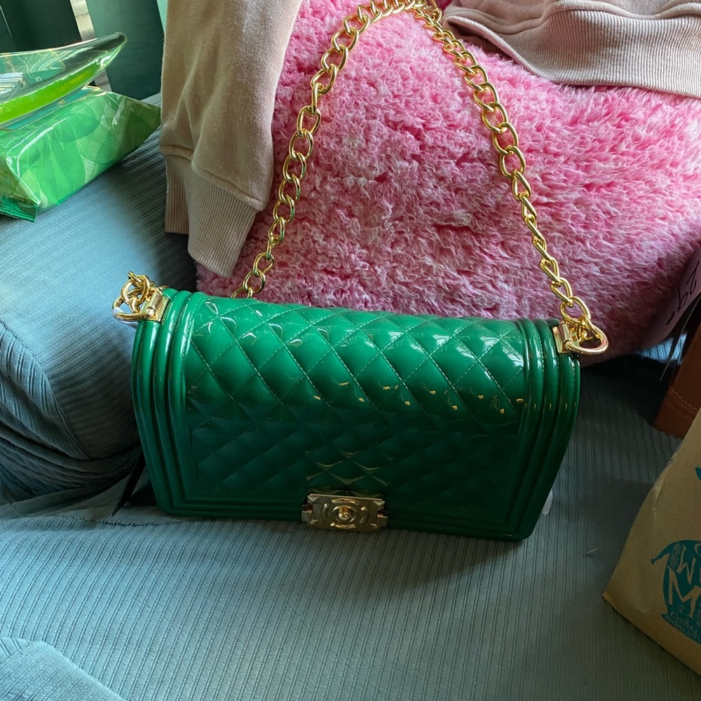 Money Green Shoulder Bag